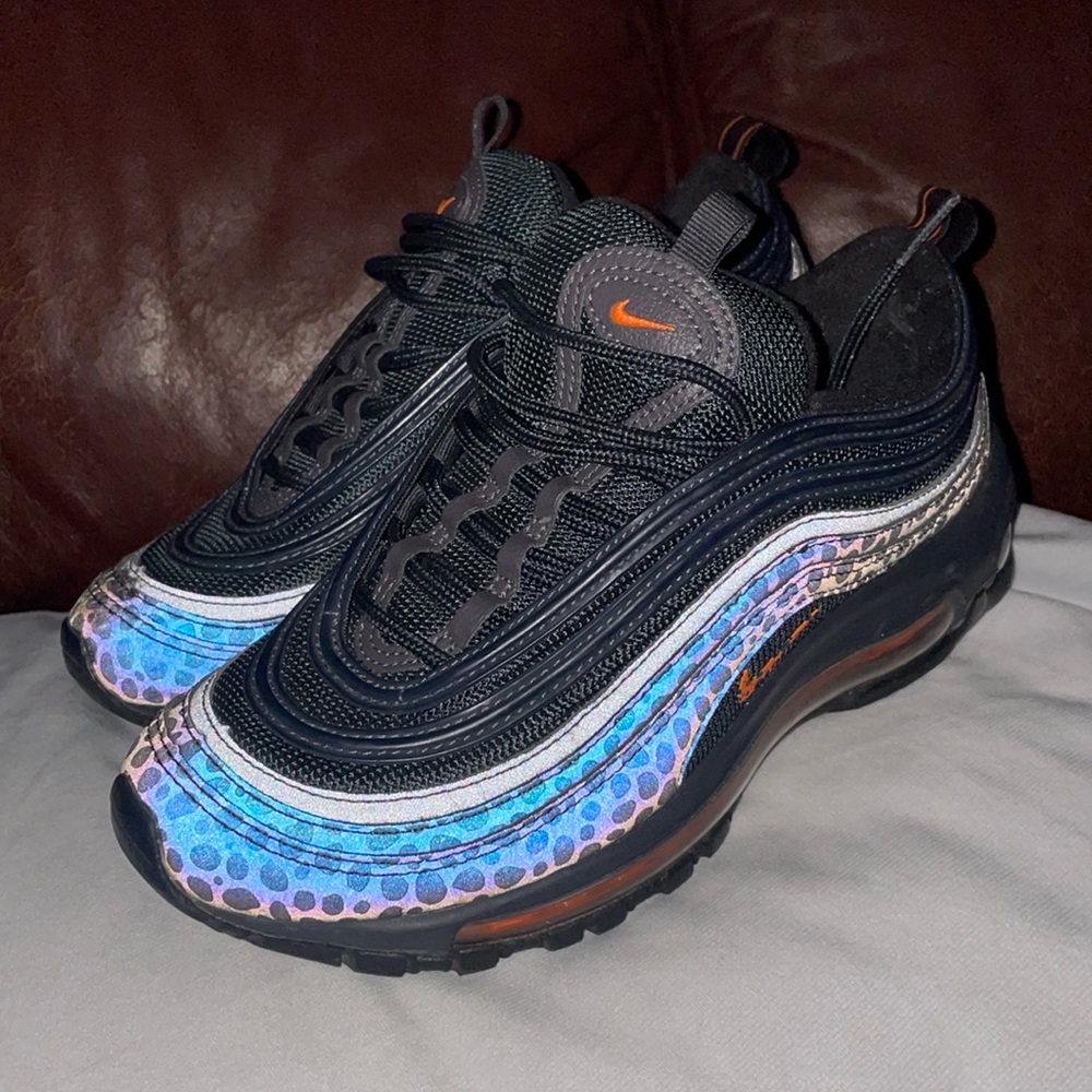 Pre-owned Nike Air Max 97 'Off Noir' (Reflective) Size 5Y